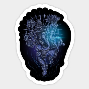 Lord Ganesh Hindu God Ganesha Indian Spiritual Elephant Sticker